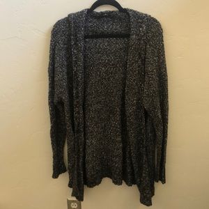 Cozy grey cardigan with hood!